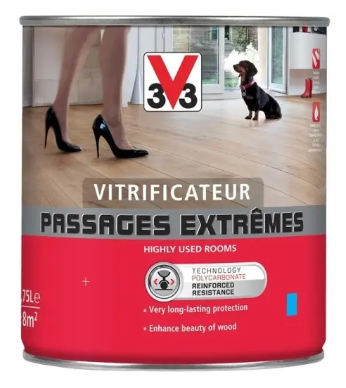V33 Matted Floor Varnish Colourless 0,75