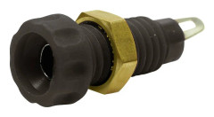 Labhylsa Hona inbyggd vertikal Stift-: 4 mm Svart Cliff CL1450A 1 st