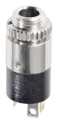 Hicon HI-J35SEF Hörlursuttag 3.5mm Hona inbyggd vertikal Antal poler: 3 Stereo Silver 1 st