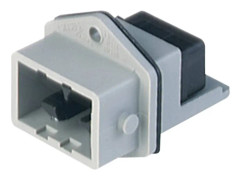 Hirschmann 931 697-106-1 Växelströmskontakt STASEI Kontakt hane inbyggd vertikal Totalt antal poler: 5 + PE 6 A Grå 1 s