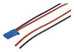 Modelcraft 59183 Batteri Anslutningskabel [1x JR-hylsa - 1x Öppen ände] 30.00 cm 0.50 mm²