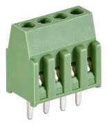 TE Connectivity 282834-4 Skruvterminalblock 1,4 mm² Poltal 4 Grön 1 st