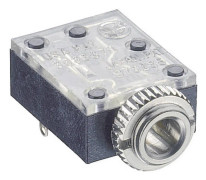 Lumberg 1503 09 Jackplugg 3,5 mm Anslutning, infälld horisontell Polantal: 3 Stereo Svart 1 st