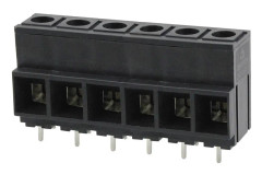 Skruvklämma block Degson DG135T-10.16-02P-13-00AH 13 mm Antal poler 2 Svart 1 st