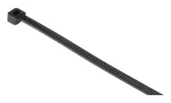 Hama Kabelbuntare Plast Svart flexibel (L x B) 14 cm x 0.35 cm 50 st 00020544