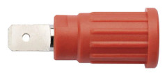 Schützinger SEPB 6453 / RT Säkerhets Labhylsa Hona inbyggd vertikal Stift-Ø: 4 mm Röd 1 st