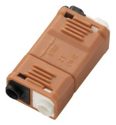 TRU COMPONENTS 547189 Svagströmskontakt Flexibel: - Styvhet: 0.824-3.307 mm² Antal poler: 2 1 st Orange