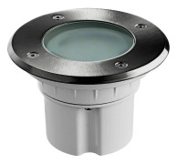 Heitronic MESSINA 500148 Markbelysning LED fast installerad LED 9 W Rostfritt stål