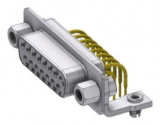 Deltron Connectors Deltron DTS15SYC/2M47UNB5 D-SUB-kontakt 90° Antal poler: 15 Lödning, stift 1 st