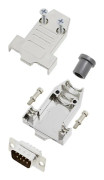 TRU COMPONENTS TCDTNT09MDMPK 7709080 D-Sub stiftlist set 180 ° Antal poler: 9 Lödhona 1 st
