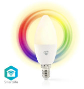 Nedis Smartlife Full färg glödlampa E14 470lm 4.9W RGB + Vit 2700-6500K