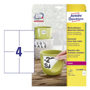 Universaletikett Avery Zweckform 3483 vit 105x148mm