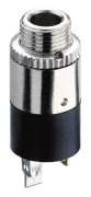 Hicon HI-J25SEF Hörlursuttag 2.5 mm Hona inbyggd vertikal Antal poler: 3 Stereo Silver 1 st
