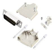 MH Connectors MHDM15-DM15P-K D-Sub stiftlist set 180 ° Antal poler: 15 Lödhona 1 st
