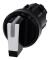 Siemens 3SU10022BM600AA0 3SU1002-2BM60-0AA0 Spakbrytare Plastfrontring Svart, Vit 2 x 45 ° 1 st