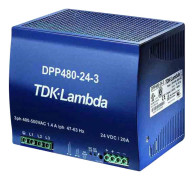 TDK-Lambda DPP480-24-3 DIN-skena nätaggregat 24 V/DC 20 A 480 W Antal utgångar:1 x Innehåll 1 st