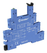 Finder 93.01.3.240 Reläsockel med fästbygel, med LED, med EMC-reduceringskrets Passar till följande serie: Finder Serie
