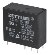 Zettler Electronics AZ733-2C-18DE Kretskort-relä 18 V/DC 10 A 2 switch 1 st