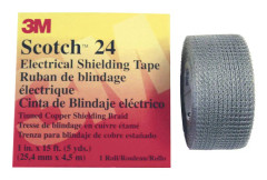 3M SCOTCH24-25X4.5 Avskärmningstejp Scotch® 24 Silver (L x B) 4.5 m x 25 mm 1 st