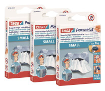 tesa POWERSTRIPS® Small Dubbelsidig tejp Vit