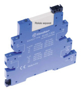 Finder 93.62.7.024 Reläsockel med fästbygel, med LED, med EMC-reduceringskrets Serie: Finder Serie 34 Finder 34.51, Find