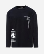 Hype Långärmad T-shirt med Print Continu8 för unisex vuxna