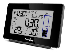 Wireless weather station with DCF Greenblue GB541 system, amount of rainfall, calendar, thermometer