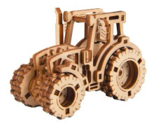 modell kit traktor Superfast 7,5 cm trä naturligt
