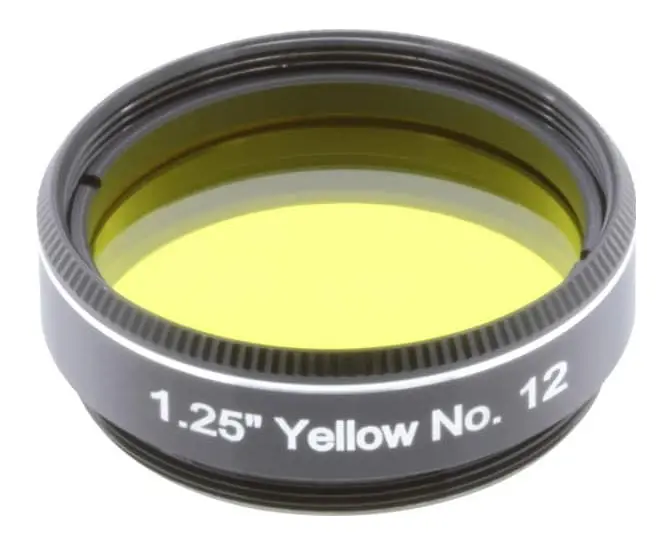 Filter 1.25 "Yellow No. 12, EXPLORE SCIENTIFIC
