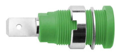 Schützinger SEB 6452 Ni / GN Säkerhetslaboratorieanslutning Anslutning, infälld vertikal Stiftdiameter: 4 mm Grön 1 st