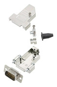 encitech DTSL09-SJSRG-S-HDP15-W-K 6355-8092-01 D-Sub stiftlist set 45 ° Antal poler: 15 Lödhona 1 st