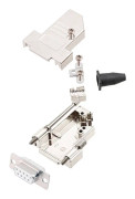 encitech DTSL09-LJSRG-S-DMS-W-K 6355-8042-31 D-Sub honkontakt set 45 ° Antal poler: 9 Lödhona 1 st