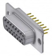Deltron Connectors DT 15 SY/2 Deltron D-Sub anslutning 180 ° Antal poler: 15 Lödning, Pins 1 st