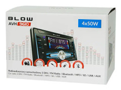Blow AVH-9610 - Bil - digital mottagare - in-streck - Dubbel-DIN - 50 W x 4