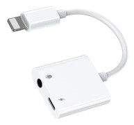 Joyroom Universal Lightning Adapter 3.5 mm minijack - Vit