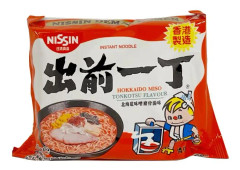 Snabbnudlar Ramen Med Hokkaido Miso Tonkotsu Smak 100g Nissin Hongkong