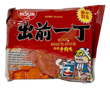 Snabbnudlar Ramen Med Roast Beef Smak 100g Nissin Hongkong