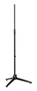 König & Meyer 20000, Rakt mikrofonstativ, Trefotig, Svart, Stål, Stål, 3/8"