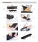 Longboard sandpappers grepptejp - svart pvc skateboard