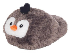 fotvärmare Pinguïn junior 35 x 25 cm plyschgrå