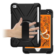 eSTUFF - Baksidesskydd för surfplatta - silikon, polykarbonat - svart - 8.3" - för Apple iPad mini (6:e generation)