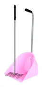 mestboy med rake 80 cm lila/silver 2-delad