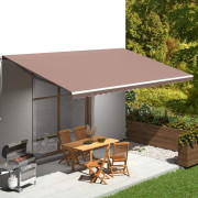 Medina Markisväv brun 6x3,5 m