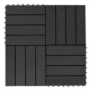 Medina Trall 22 st 30x30 cm 2 kvm WPC svart