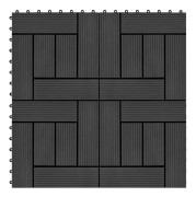 Medina Trall 22 st 30x30 cm 2 kvm WPC svart