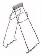 brädgrepp 18 x 9,5 x 2 cm stål silver