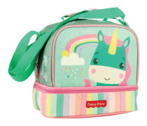 matsäck junior 21 x 20 cm polyester grön