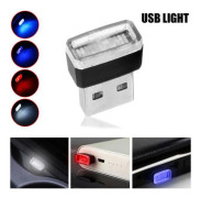 Usb 7-färgsled, bilinredningssmycken, neonljus, dekorativ lampa