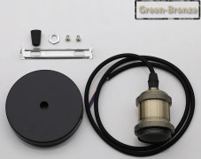 Vintage lamphållare, e27 socket pendellampor