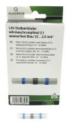 Quadrios 2011C400 Skarvdon 1.5 mm² 2.5 mm² Helisolerad Blå 15 st